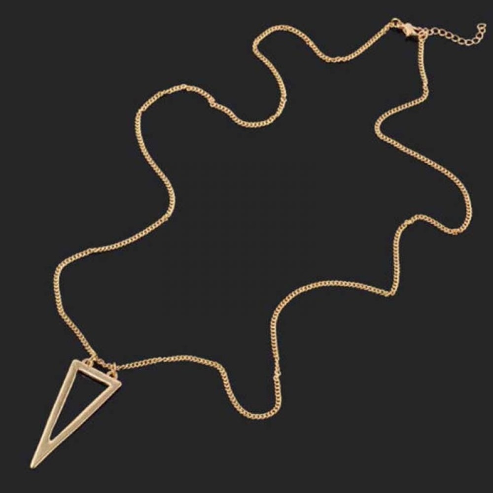Gold Sweater Necklace